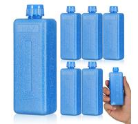 Healvian 8 Paquetes de Hielo Reutilizables para Ventilador Evaporativo, Bloques de Congelación Mini Pequeños para Climatizador, Cajas de Hielo para Hogar, Viajes y Uso al Aire Libre