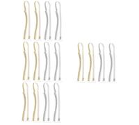 Healvian 8 Pares De Correas Del Sujetador Decorativo Correas Del Sujetador Vestido De Correas De Hombro Sujetador Extensiones Nylon Ajustar Cinta Dorada Reemplazo De Correas De Hombro