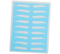 Healvian 8 Pares herramienta de maquillaje de cejas práctica de cejas piel plantillas para dar forma a las cejas recorte de cejas moho Herramientas de maquillaje tarjeta de aftas