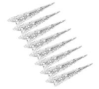 Healvian 8piezas Anillos De Garra Para Dedos Dorados Set De Accesorio Para Disfraz De Reina Accesorio Para Danza Del Vientre y Fiesta De Halloween