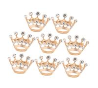 Healvian 8piezas Broche de Tiara de Moda Broches Brillantes Accesorios de Traje para Bodas Graduaciones y Fiestas