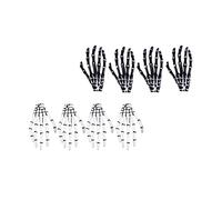 Healvian 8piezas Horquillas De Halloween De Mano De De Clips Cabello Diseño De y Celebraciones Espeluznantes