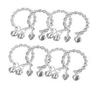 Healvian 8piezas Pulsera De Campana Vintage Joyería Para Mujer y Niña Diseño De Campana Para y Diario