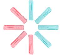 Healvian Abridor de Ampollas de Plástico Antideslizante para Enfermería, 8 Piezas en Colores Verde y Rosa, Mini Rompe Ampollas Compacto para Suministros Hospitalarios y Uso Profesional