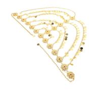 Healvian Accesorios Cabello Árabes Cadena Cabello de Novia Diadema Metálica para Bodas Joyería Frente Uso Fiestas Temáticas y Actuaciones