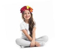 Healvian Accesorios Para El Cabello Con Diadema Floral Gótico Tocado Floral Elegante Spa Bandas Banda Para El Cabello Con Flores De Diadema Con Flores De