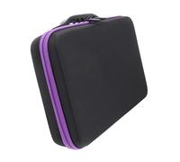 Healvian Aceite Esencial Almacenamiento De Viaje Bolsas Organizadoras De Viaje Aceites Esenciales De Aromaterapia Funda De Viaje con Aceites Esenciales Básico Portátil Púrpura