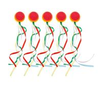 Healvian Adornos para Antena de Coche 5 Piezas Cintas Arcoíris Decorativas Aplicables Accesorios Exteriores para Decoración Automotriz y Mejora de Señal Compatibles con Todos los