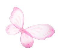 Healvian alas de de hadas fiesta LED de alas de chica disfraces infantiles angel wings disfraz niña ala de hada resplandeciente Ala de brillantes tela no tejida rosa