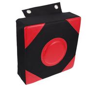 Healvian Almohadilla de Boxeo de Pared Roja Mediana 30X30X10 CM Equipo de Fitness para Entrenamiento de Boxeo y Taekwondo Colchoneta Resistente y Portátil para Gimnasio y Hogar