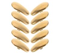 Healvian Almohadillas Nasales de Titanio Ultraligeras Antideslizantes en Forma de Gota para Gafas y Gafas de Sol Soporte Nasal Dorado 5 Pares para Reparación y Uso Prolongado