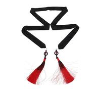 Healvian Ancient Chinese Hair Rope With Tassel Unisex Hanfu Forehead Band Traditional Cosplay Hair Accessory For Men And Women Eye Catchy Lightweight Tie