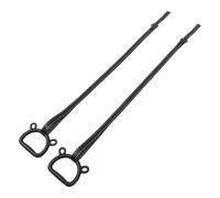 Healvian Anillos de Gimnasia Infantil Ajustables para Dominadas en Casa | Acero y Cinta de Nylon, Marcas de Escala y Abrazadera, para Techo o Rack, Patio y Parque