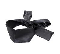 Healvian Antifaz de Satén Negro para Dormir Cómodo y Seguro, 2 Capas Suaves sin Olor, Adecuado para Avión y Descanso Nocturno