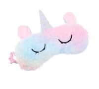 Healvian Antifaz para Dormir de Felpa de Unicornio Adorable y Lavable, Mejora la Calidad del Descanso, Adecuado para Siestas y Viajes en Transporte Público