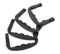Healvian Asas para jaulas de Mascotas de plástico Negro, 4 Piezas, para jaulas y Cajas de Perros y Aves, cómodo Agarre y Transporte fácil