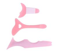 Healvian Ayudas Maquillaje de Ojos Herramienta de Silicona para Sombras de Ojos Guía para Delineador Sello de Pestañas Reutilizable para Uso Diario