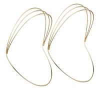 Healvian Base Para Corona Diy y Marco Para Tocado 2 Piezas Tamaño Estándar Hierro Duradero Mujer Fiesta y Manualidades