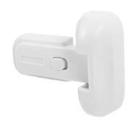 Healvian Blanco, Cerradura de Seguridad Refrigerador de Plástico Instalación sin Herramientas, Pestillo de Congelador, para Puerta de Frigorífico