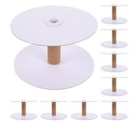 Healvian Bobinas de Costura Desmontables de 10x4 Cm, 20 Piezas, Carretes Prácticos de Alambre para Tejer y Manualidades, Almacenamiento de Hilo para Proyectos de Costura en Casa