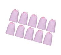 Healvian Bolsa Cordón Rosa para Guardar Zapatos, 10 Unidades, Tela No Tejida, Portátil y Fácil de Almacenar, Adecuado para Viajes y Organización Hogar