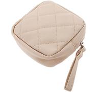 Healvian Bolsa De Almacenamiento De Servilletas Sanitarias Bolsa De Maquillaje De Pu Para Lápiz Labial Bolsa Portátil Para El Período Soporte Para Almohadillas Para La Primera Menstruación