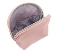Healvian Bolsa de Maquillaje de Cuero Pequeña Bolsa Cosméticos PU Cremallera Organizador Maquillaje para Bolso Neceser Viaje Mujer Estuche Cosméticos Portátil
