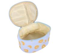 Healvian Bolsa de Maquillaje Portátil para Niña con Estampado de Aguacate Neceser Ligero con Cremallera Gran Capacidad para Cosméticos y Aseo Diseño Fresco y Práctico