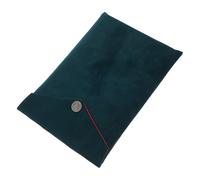 Healvian Bolsa para Escrituras del Templo de Terciopelo Verde Oscuro Bolsa Porta Biblia y Textos Sagrados Budistas Gran Capacidad para Guardar Libros Religiosos y Artículos Variados