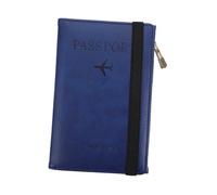 Healvian Bolsa para Pasaporte Protector de Pasaporte de Viaje Funda para Tarjetas de Viaje Organizador de Etiquetas de Nombre Soporte para Tarjetas de Registro