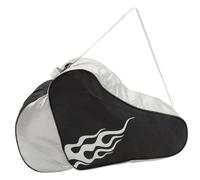 Healvian Bolsa para Patines de Ruedas Infantil Triangular Mochila Ligera y Portátil Color Negro y Gris Resistente para Patinaje sobre Hielo y Ruedas Adecuado Uso Parque