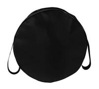 Healvian Bolsa para Rueda de Yoga Negra con Correa Ajustable Acolchado Amortiguador y Múltiples Bolsillos Bolsa Deportiva para Pilates y Fitness Protección contra Humedad