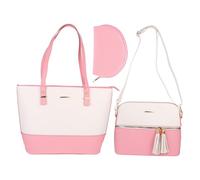 Healvian Bolso Bandolera de Mujer PU Conjunto Bolso de Hombro con Almacenamiento para Teléfono y Cosméticos Elegante para Uso Diario y Ocasiones Variadas