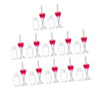 Healvian Botellas De Plástico Para Labios Tubos Vacíos De Brillo Labial Forma De Copa.