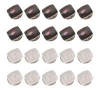 Healvian Botones para Chal Anti-Miradas 20 Piezas Botones para Coser Cuadrados y Coloridos Accesorios de Moda Ligeros para Ropa y Decoración
