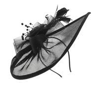 Healvian Bride Headband With Veil Mesh Featherlight Fascinator Retro Pillbox Bridal Hair Headpiece For Wedding Cocktail Party Elegant Banquet Accessory