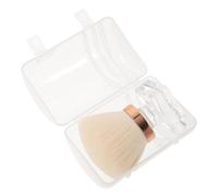Healvian Brocha De Maquillaje Forma De Champiñón Pincel De Polvo Suelto Para Maquillaje Facial Brocha De Alta Precisión Para Iluminador y Polvo Compacto Herramienta Portátil Para