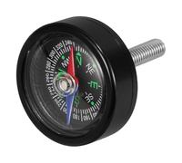 Healvian Brújula Pequeña para Bicicleta de Montaña Herramienta Práctica Multifuncional Accesorio Portátil para Ciclismo Compatible Tubo de Manillar Adecuado para Rutas y Senderismo en