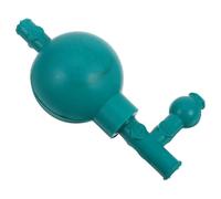 Healvian Bulbo de Succión Cuantitativa de Goma Roja 3 Válvulas Pipeta de Goma para Laboratorio Bulbo de Llenado por Succión Tridireccional Diseño Ergonómico 3 Asas Uso Científico y