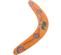 Healvian Bumerán de Madera 33x2.5x0.5 Cm Volador Deportivo para Exterior Divertido para Lanzar y Atrapar Vuelo Estable