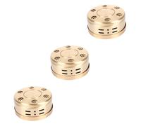 Healvian Caja De 3 Piezas Quemador De Moxa Palos Herramienta De Cuidado Del Cuerpo Portátil Quemador De Palo Herramienta De Quema De Moxa Golden