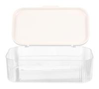 Healvian Caja de Almacenamiento para Tocador Organizador de Cosméticos para Encimera Gabinete para Hogar Caja Transparente para Medicamentos