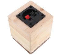 Healvian Caja de Altavoz para Coche de Madera Maciza 15 Pulgadas Red Antipolvo Cofre Estéreo para Vehículo y Subwoofer Gabinete de Sonido Vacío para Audio Automotriz