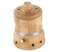 Healvian Caja de Quemador de Moxibustión Portátil de Bambú Color Caqui para Hombros y Abdomen, Diseño Elegante, Fácil de Llevar para Uso en Casa