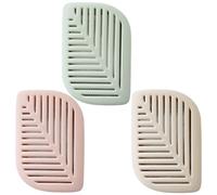 Healvian Caja Desodorante para Nevera 3 Unidades Carbón Activado, Absorbe Olores y Humedad, Compacta y Portátil para Hogar y Frigorífico, Ambientador Purificador de Aire Color