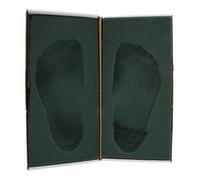 Healvian Caja Molde para Impresión de Pie 3d Molde de Esponja Suave para Plantillas DIY Forma de Huella para Adultos de Pie Cómmodo y Preciso Kit para Cuidado y Evaluación Podológica