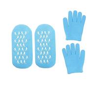 Healvian Calcetines De Spa Señoras Guantes De Humedad Mangas De Gel En El Talón Curar El Eccema Guantes Kit De Cosmetología Calcetines De Mujer Calcetería Protección De La Piel