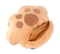 Healvian Calentador de Pies USB Recargable con Diseño de Pata de Gato Interior de Felpa y Calentamiento Rápido para Cómodo y Portátil