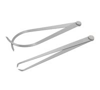 Healvian Calibrador Interior Exterior de Medición Precisa 250 MM para Escultura, Cerámica y Tubos, Herramienta Ligera para Modelado y Tallado