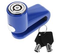 Healvian Candado de Disco para Freno de Motocicleta y Bicicleta Eléctrica Mini Antirrobo Portátil Azul Plástico Resistente Compatible Scooter Eléctrico y Bicicleta de Montaña
